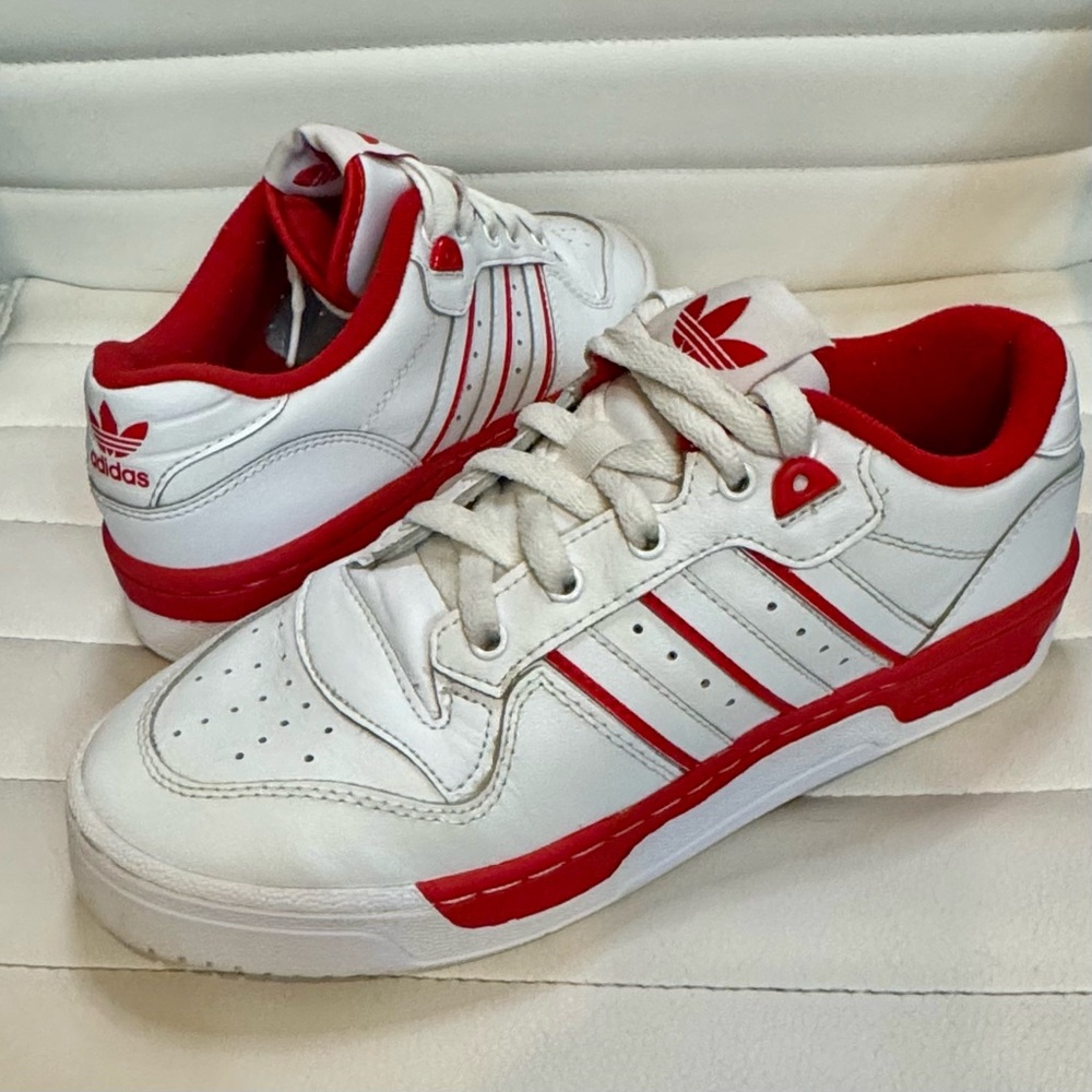 Adidas Originals Rivalry Low White/Red GZ9793 Mens Size 7 Women’s 8.5
